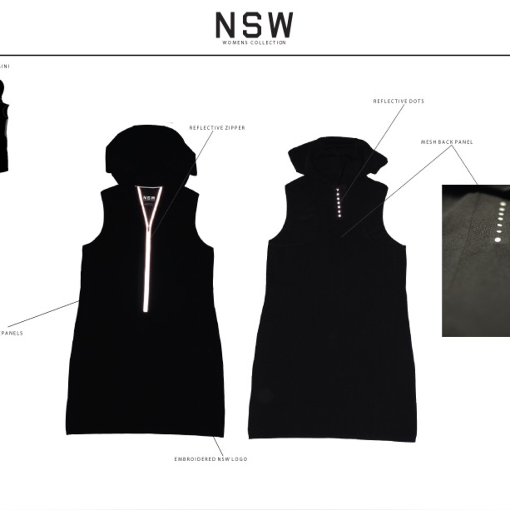Nike NSW White Label knit performance dress - Medium